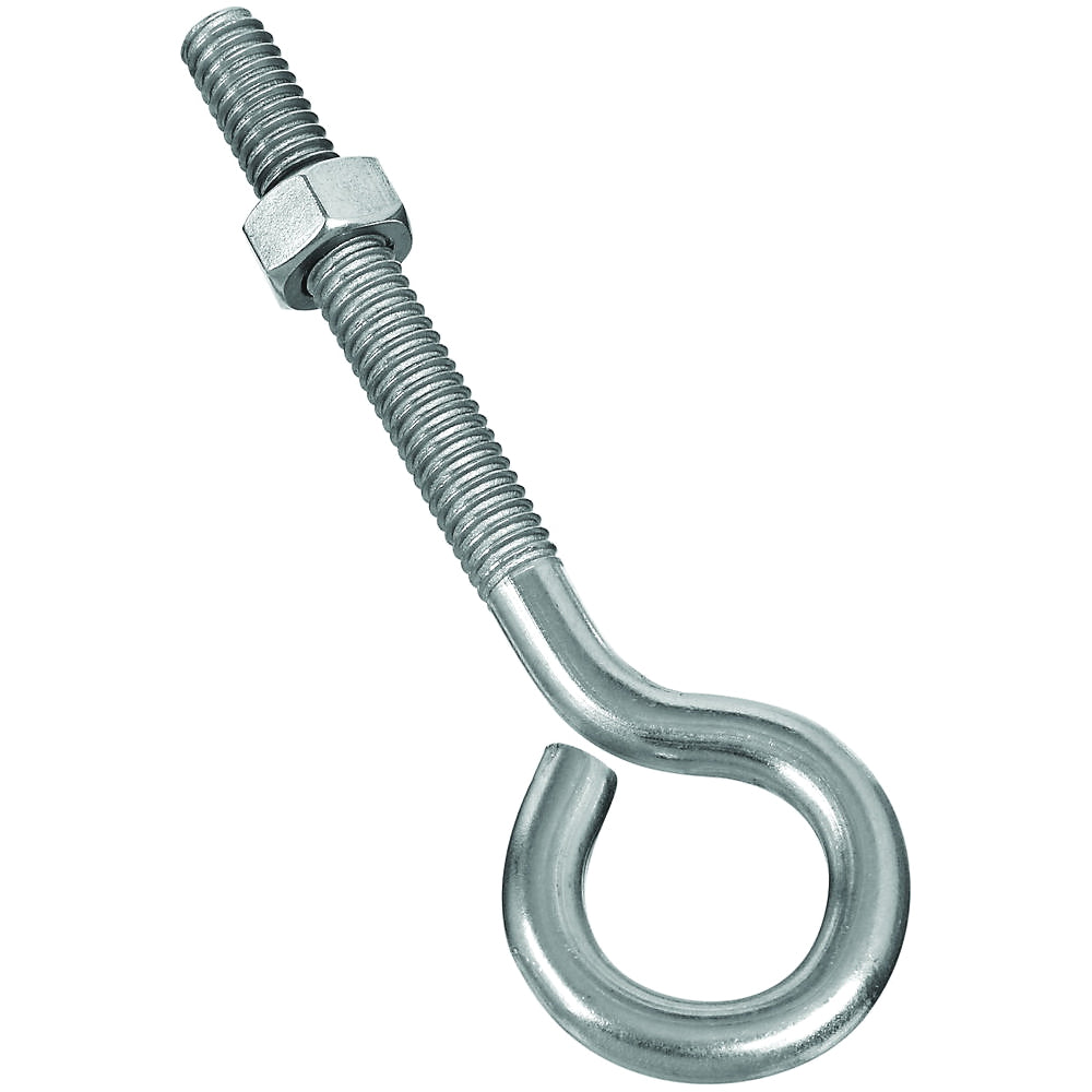 National Hardware N221-622 Eye Bolt, 5/16-18 Thread, 2-1/4 in L Thread, 3/4 in ID Dia Eye, 2.72 in L Shank