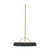 BIRDWELL 5027-4 Contractor Push Broom, 3 in L Trim, Polystyrene Bristle, Hardwood Handle