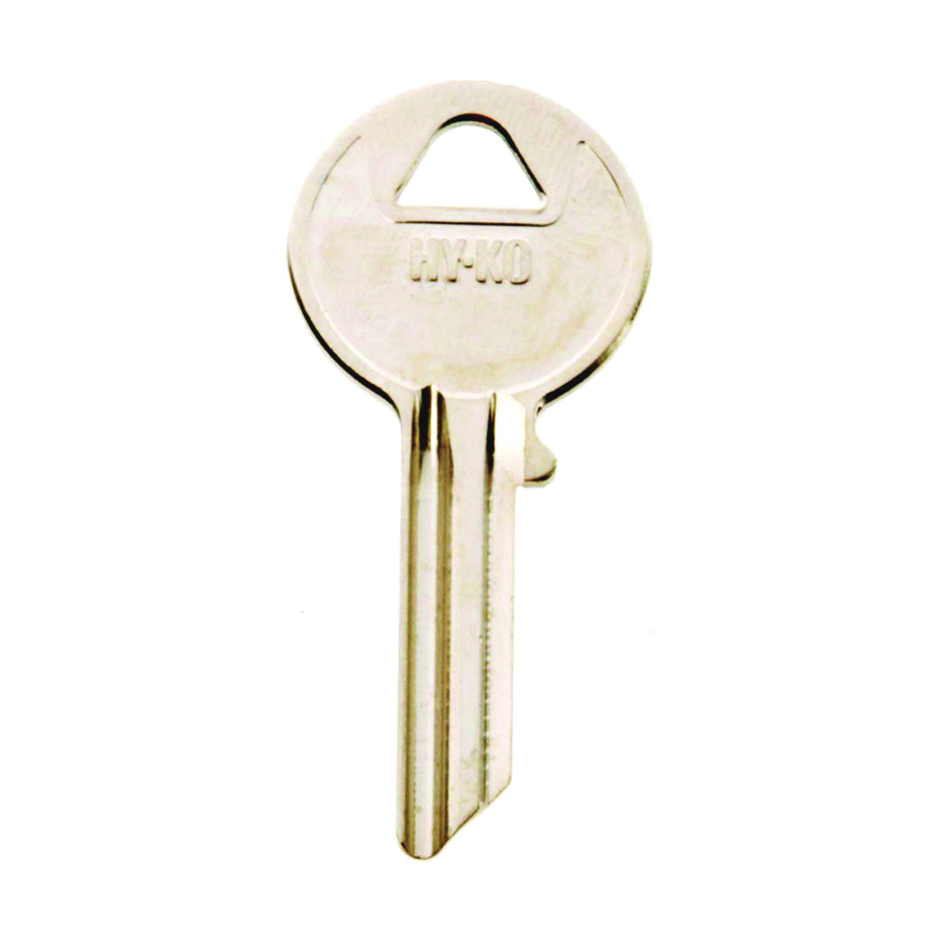 HY-KO 11010Y52 Key Blank, Brass, Nickel, For: Yale Cabinet, House Locks and Padlocks