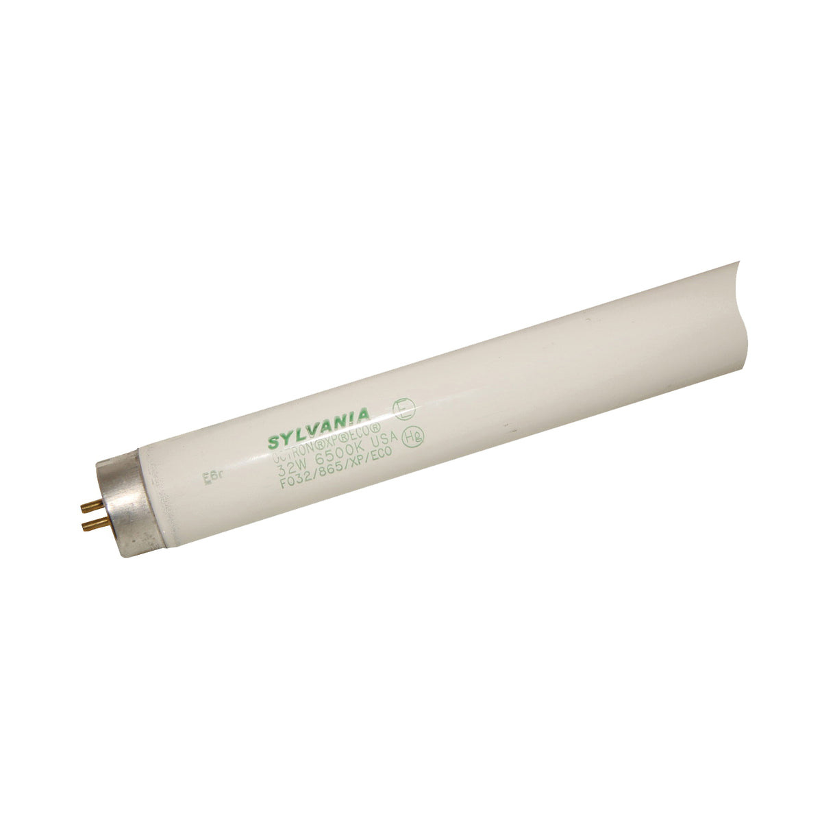 Sylvania 21720 Fluorescent Bulb, 32 W, T8 Lamp, Medium G13 Lamp Base, 2708 Lumens, 6500 K Color Temp, Stark White Light