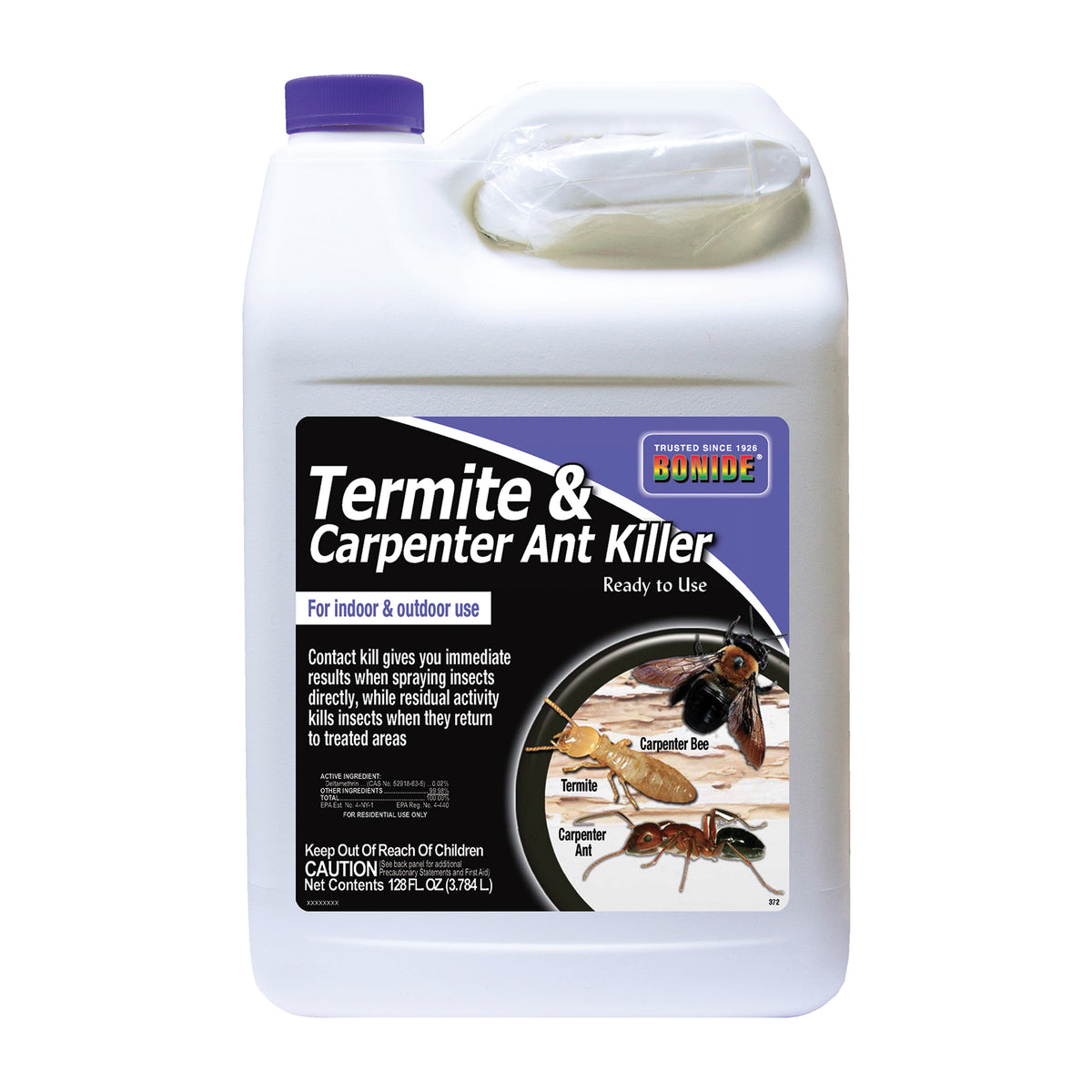 Bonide 372 Termite and Carpenter Ant Killer, Liquid, 1 gal Can