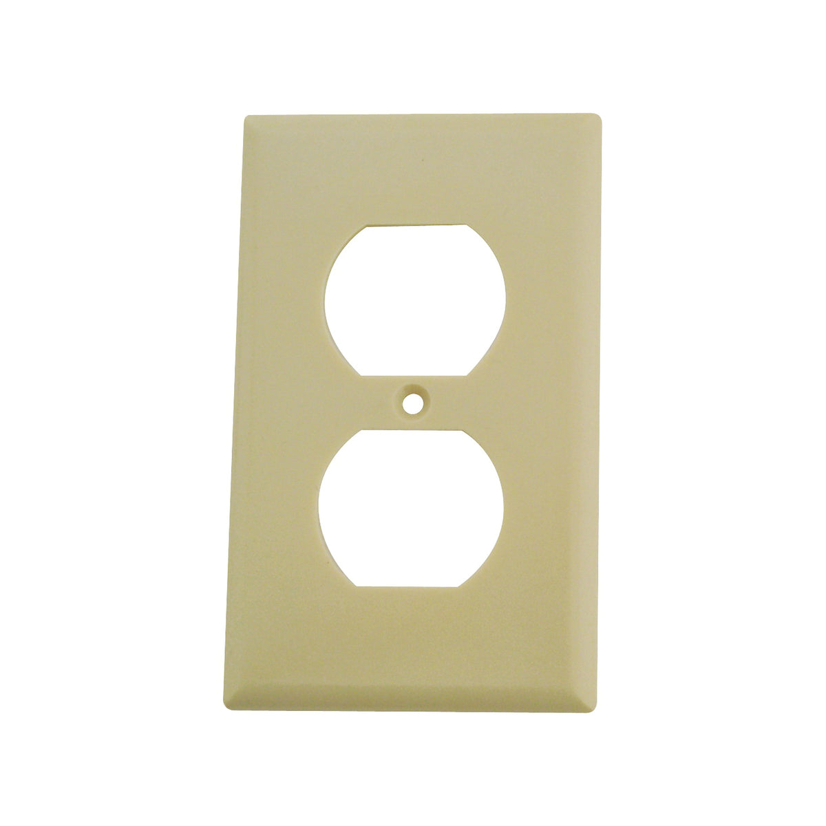 Eaton Wiring Devices 2132V-BOX Receptacle Wallplate, 4-1/2 in L, 2-3/4 in W, 1 -Gang, Thermoset, Ivory, High-Gloss