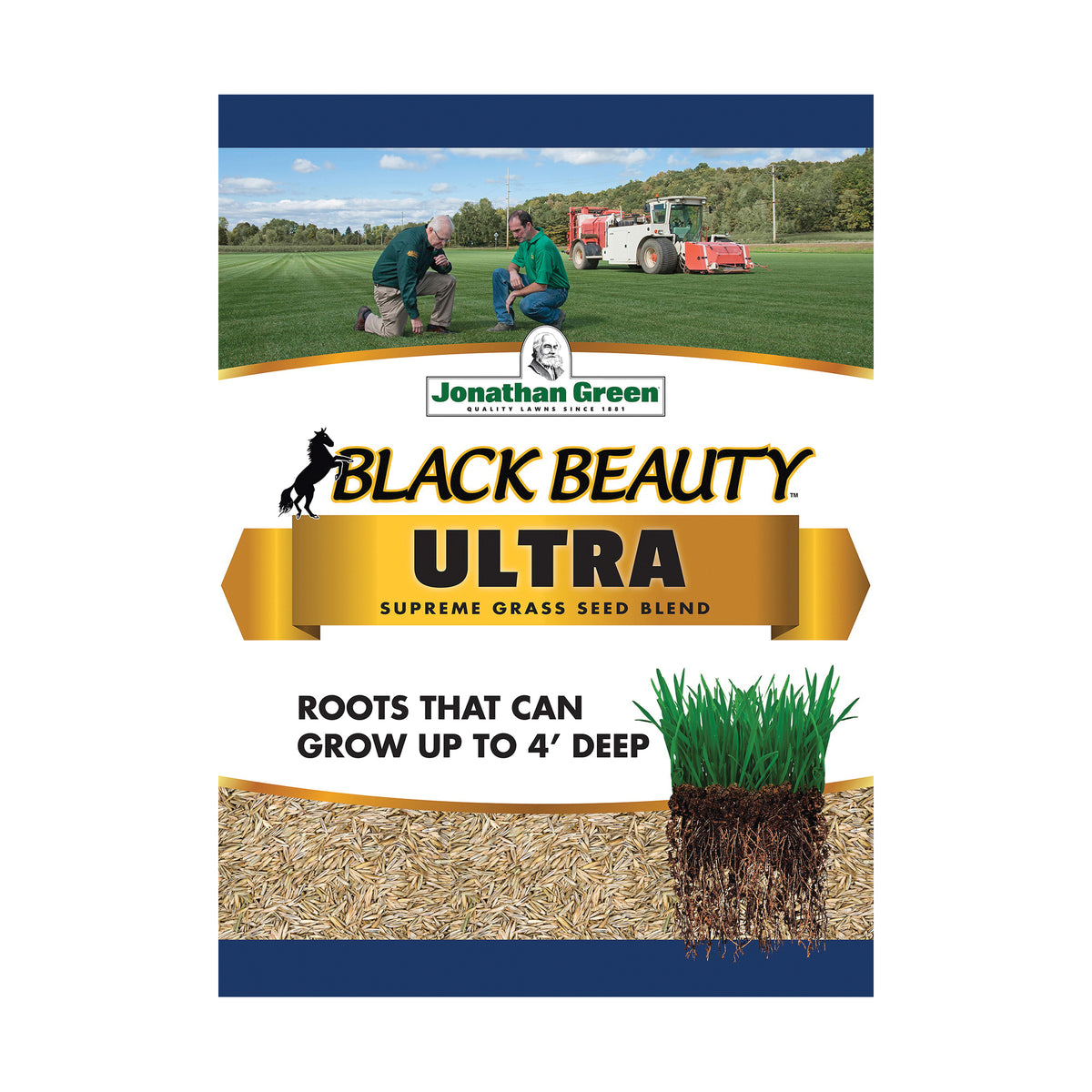 Jonathan Green Black Beauty 10321 Grass Seed, 3 lb Bag