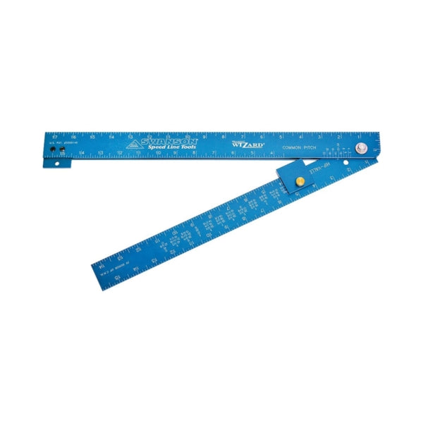 Swanson T001WZ Framing Square, Aluminum, 17-1/2 in L, 2 in W