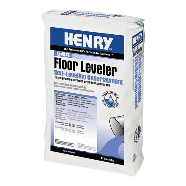 HENRY Floor Leveler 544 Series 12152 Floor Leveler, Gray, 40 lb Bag