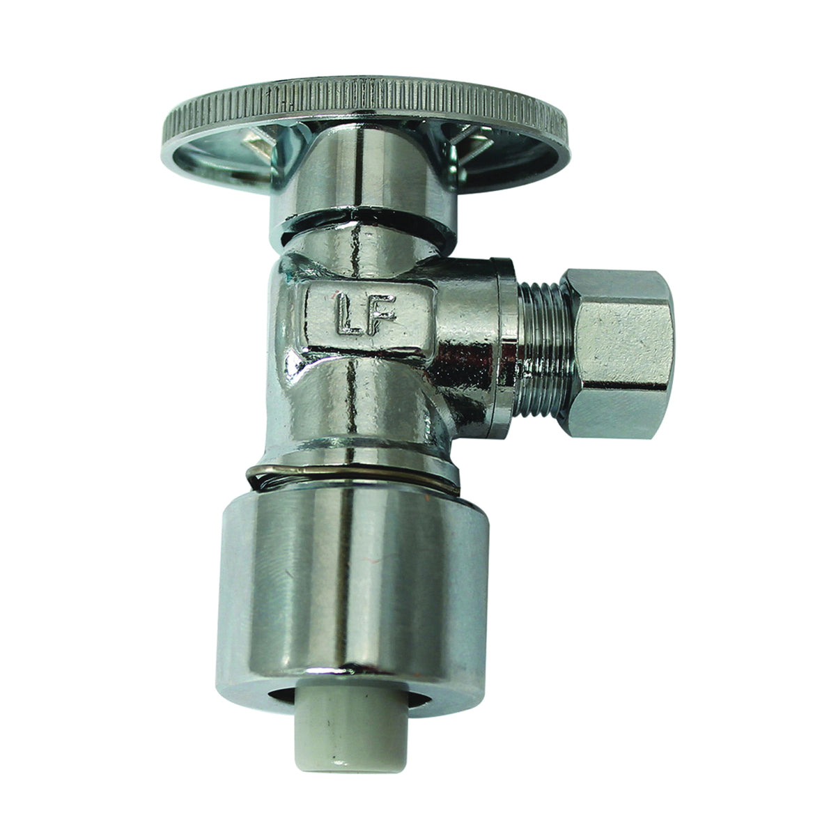 Plumb Pak PP2622POLF Stop Valve, 5/8 x 3/8 in Connection, Compression, Brass Body