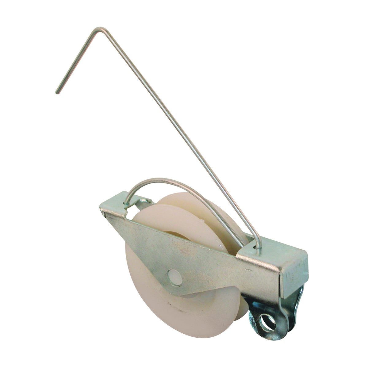 Prime-Line B 515 Roller Assembly, 1-1/4 in Dia Roller, 1/4 in W Roller, Steel, Gray, 2-Roller