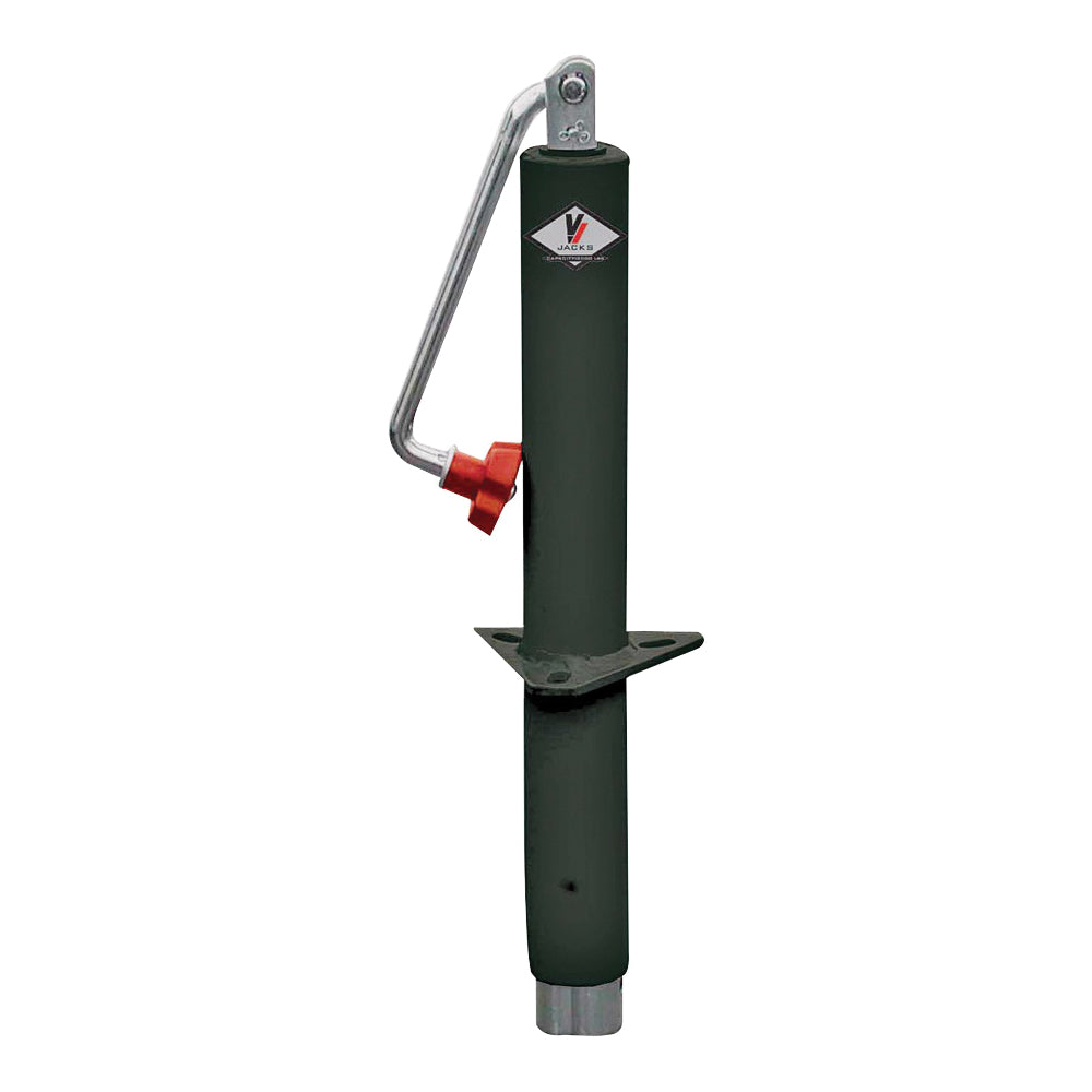 VALLEY INDUSTRIES VI-120 Trailer Jack, 2000 lb Lifting, 13-1/2 in Max Lift H, 7 in OAH