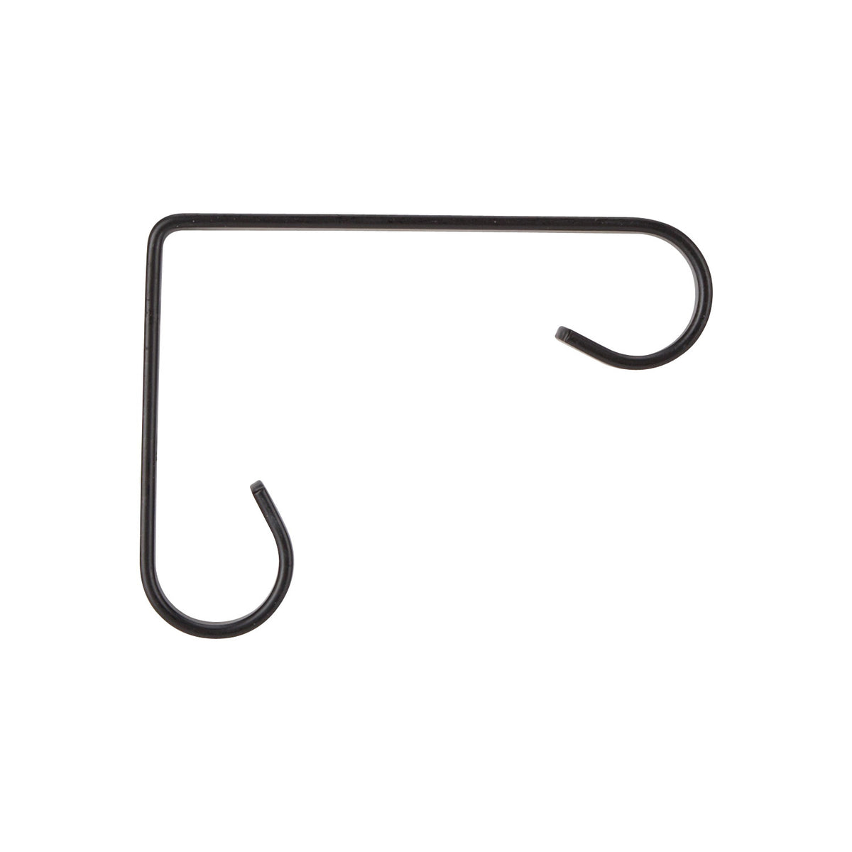 Landscapers Select GB0173L Plant Bracket, 4-1/4 L, Steel, Black, Wall Mount Mounting