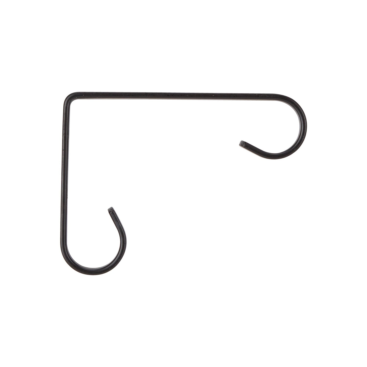 Landscapers Select GB0173L Plant Bracket, 4-1/4 L, Steel, Black, Wall Mount Mounting