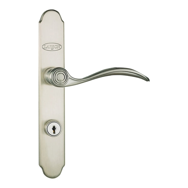 Larson QuickFit Series 20297817 Door Handleset, Metal, Brushed Nickel