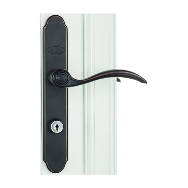Larson QuickFit Series 20297857 Door Handleset, Metal, Aged Bronze