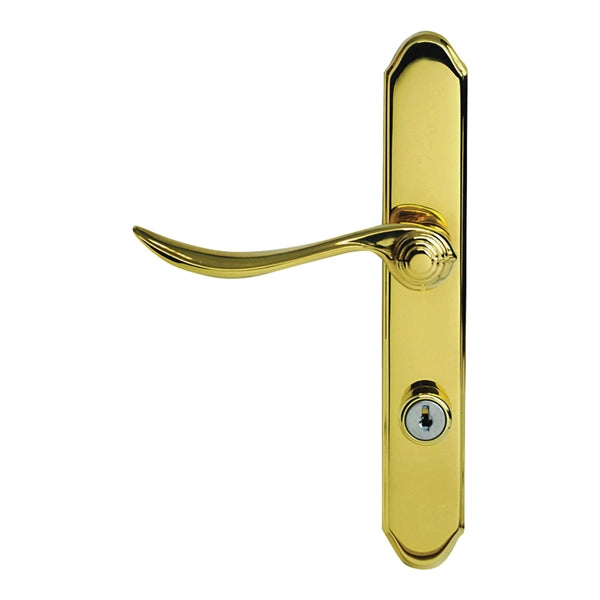 Larson QuickFit Series 20297807 Door Handleset, Metal, Brass