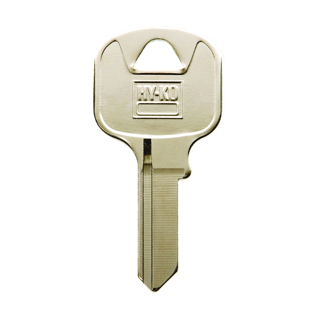 HY-KO 11010AB13 Key Blank, Brass, Nickel, For: Abus Cabinet, House Locks and Padlocks
