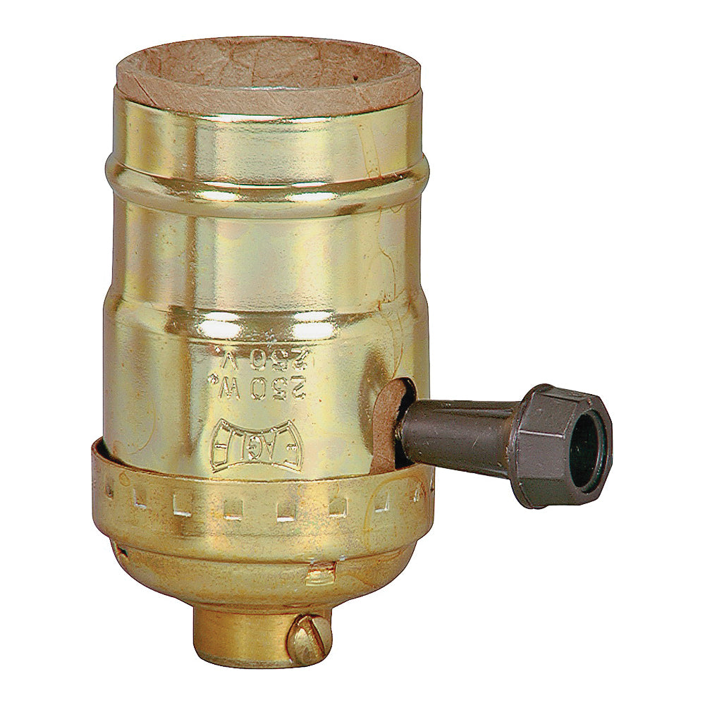 Eaton Wiring Devices 925ABD-BOX Lamp Holder, 250 VAC, 250 W, Brass