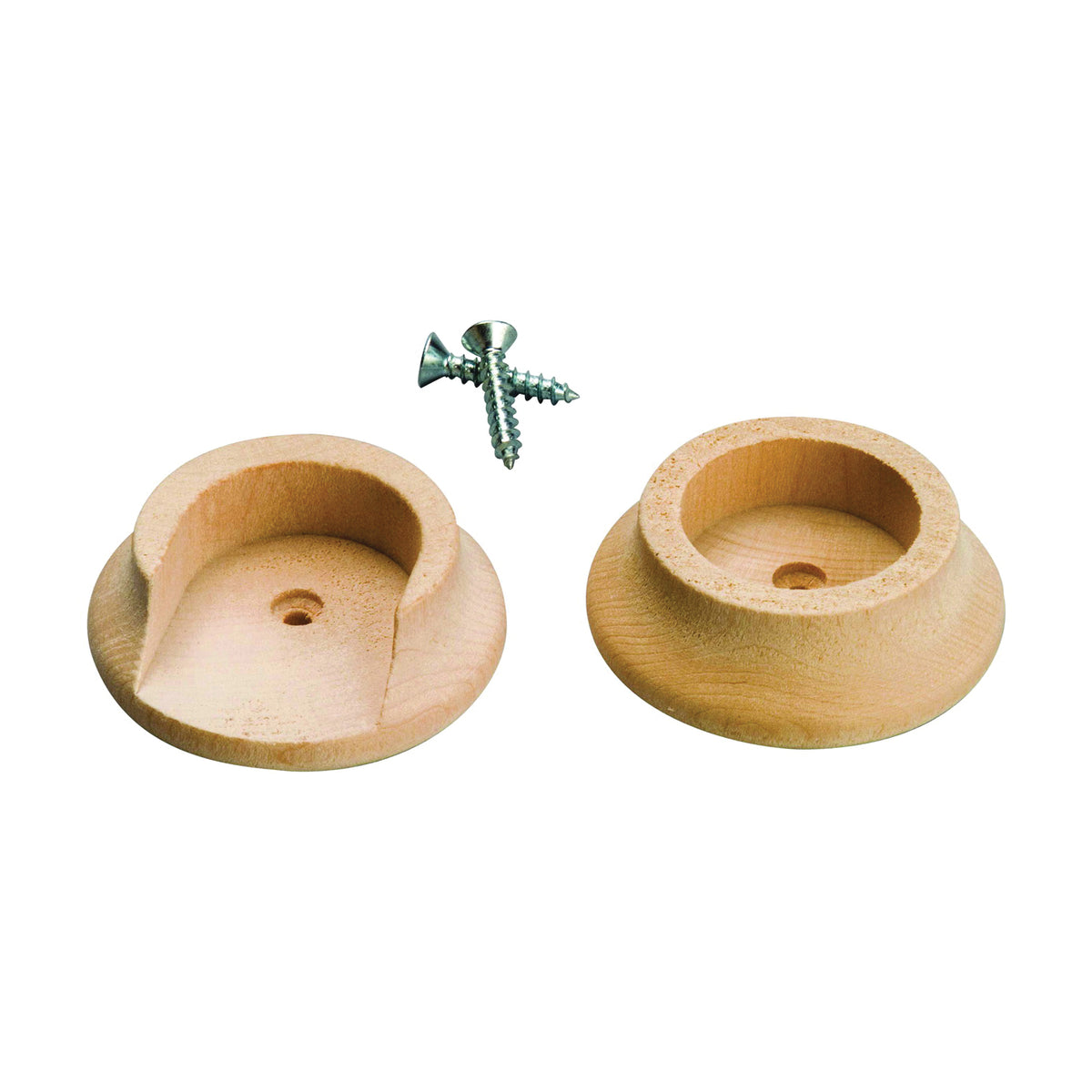 Waddell 408 Closet Pole Socket, Hardwood