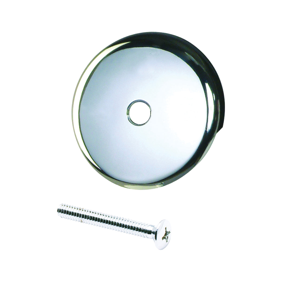 Plumb Pak PP826-10 Tub Face Plate, Chrome, For: Bath Drains