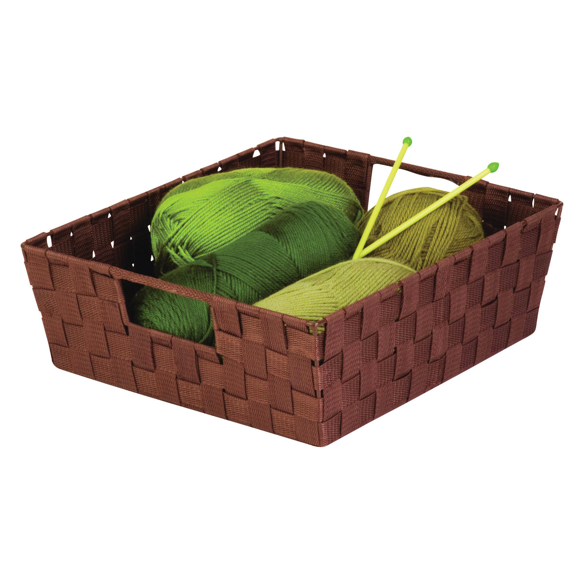 Honey-Can-Do STO-03049 Shelf Tote, Brown