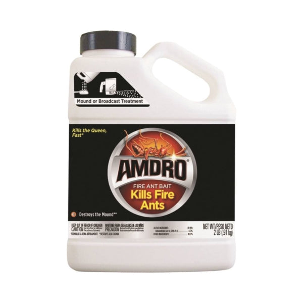Amdro 100099073 Fire Ant Bait, Granular, Sprinkle Application, 2 lb Can