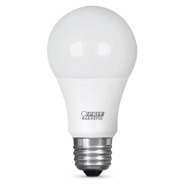 Feit Electric A800/3DIM/LEDI LED Bulb, General Purpose, A19 Lamp, 60 W Equivalent, E26 Lamp Base, Dimmable