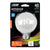 Feit Electric BPG2560W/927CA/FIL LED Bulb, Globe, G25 Lamp, 60 W Equivalent, E26 Lamp Base, Dimmable, White