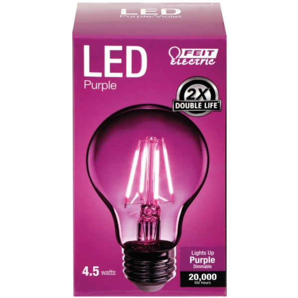 Feit Electric A19/TP/LED LED Bulb, General Purpose, A19 Lamp, 25 W Equivalent, E26 Lamp Base, Dimmable, Clear