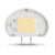 Feit Electric BP50G8/830/SU/LED LED Bulb, Specialty, T4 Lamp, 50 W Equivalent, G8 Lamp Base, Dimmable, Clear