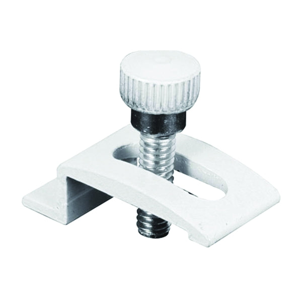 Prime-Line 326-0197 Storm Door Panel Clip, Aluminum, White