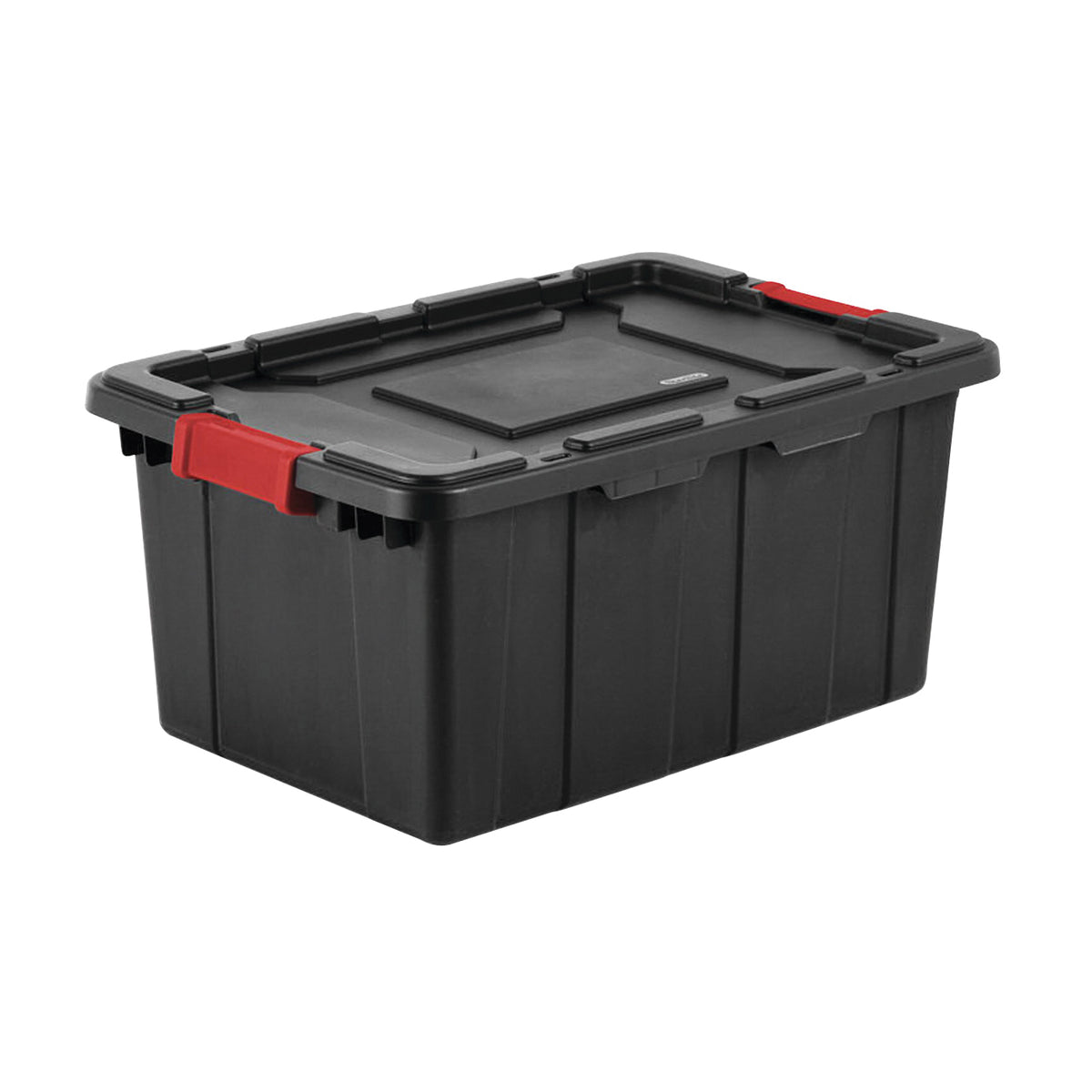 Sterilite 14649006 Industrial Tote, Plastic, Black, 25-3/4 in L, 17-1/4 in W, 11-7/8 in H