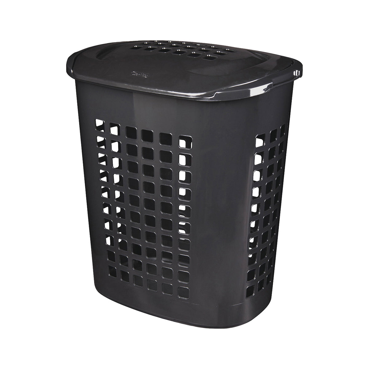 Sterilite 12218004 Lift Top Laundry Hamper, 2.3 bu Capacity, Plastic Bag, White, 15-1/2 in W, 24-5/8 in H