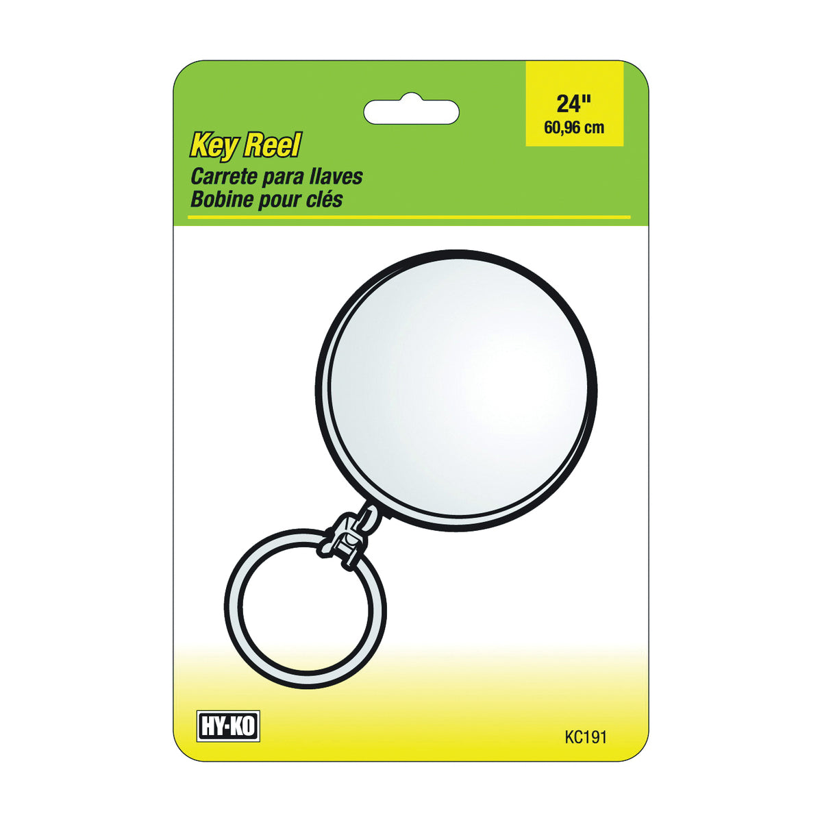 HY-KO KC191 Key Ring, Chrome