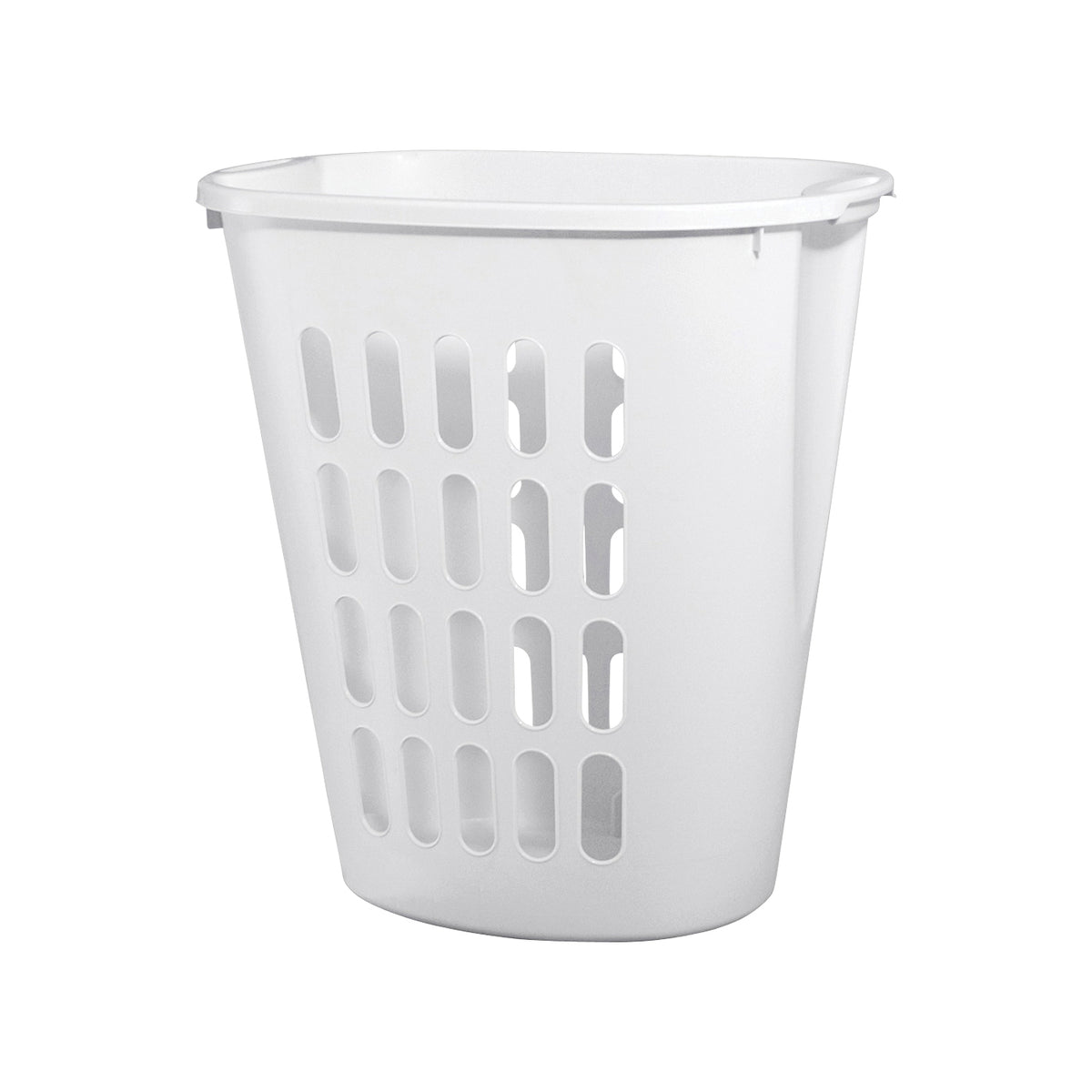 Sterilite 12568006 Open Laundry Hamper, 2.3 bu Capacity, White, 14-3/8 in W, 21-7/8 in H, 21 in D