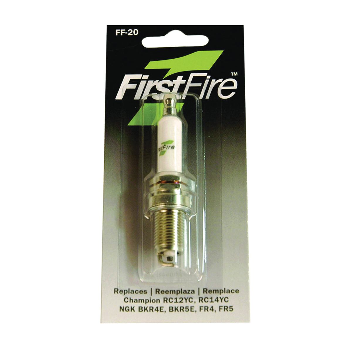 MTD FF-20 Spark Plug, 3/4 in Fill Gap, 0.551 in Thread, 5/8 in Hex