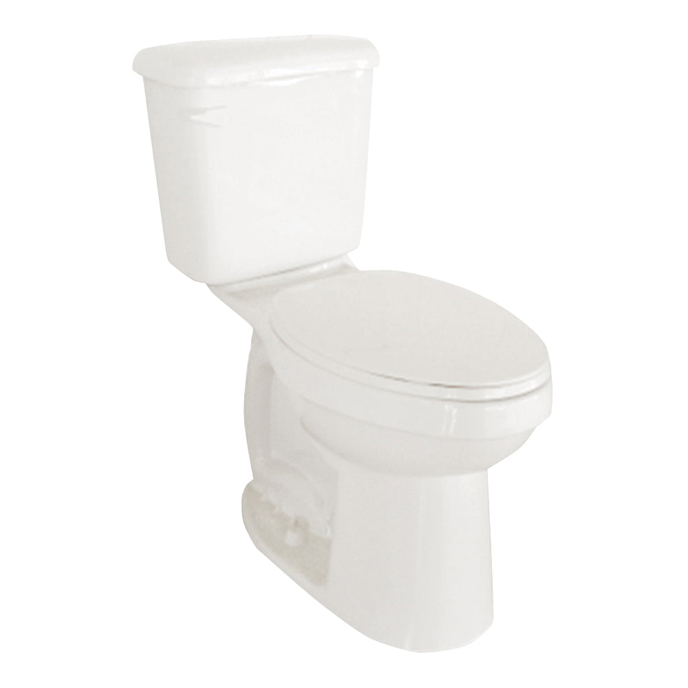 PEERLESS POTTERY 11678JB-00 Flush Toilet, Elongated Bowl, 1.28 gpf Flush, 12 in Rough-In, Vitreous China, White