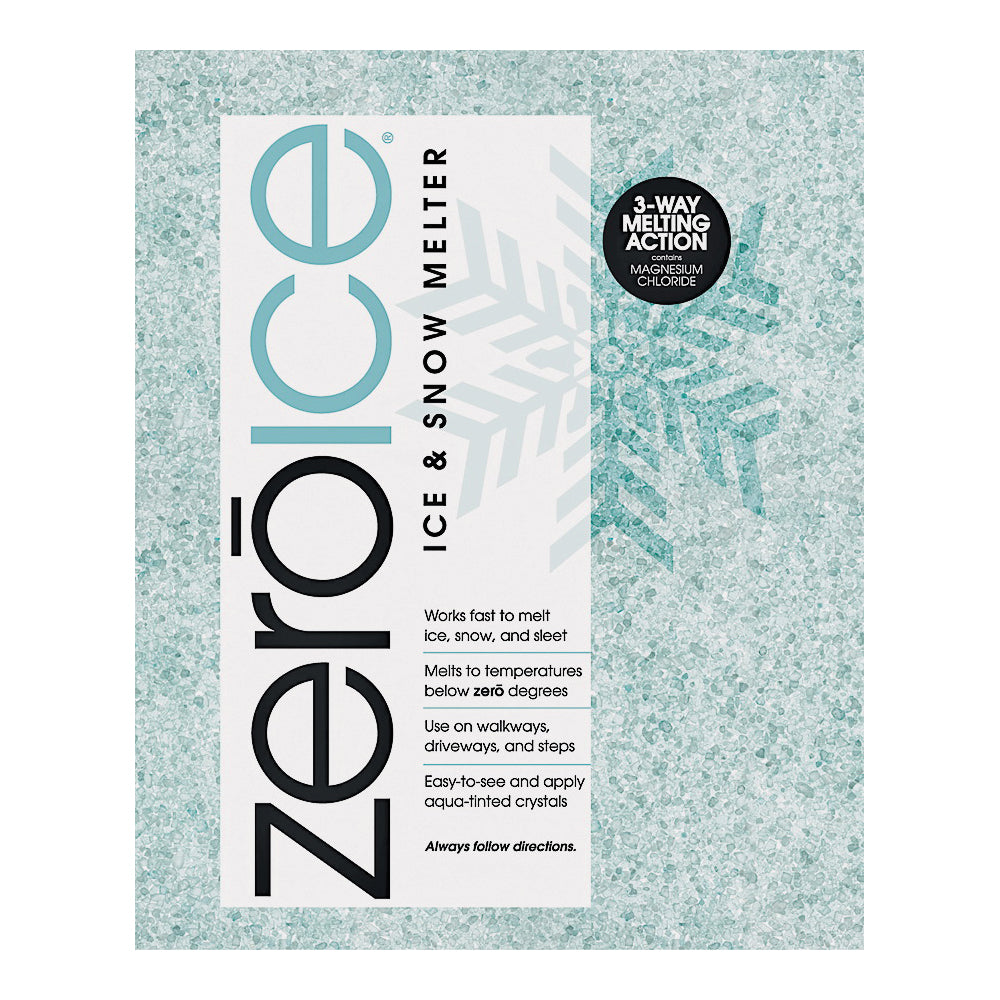HJ Zero Ice 9583 Ice Melter, Granular, Aqua/White, 20 lb Bag