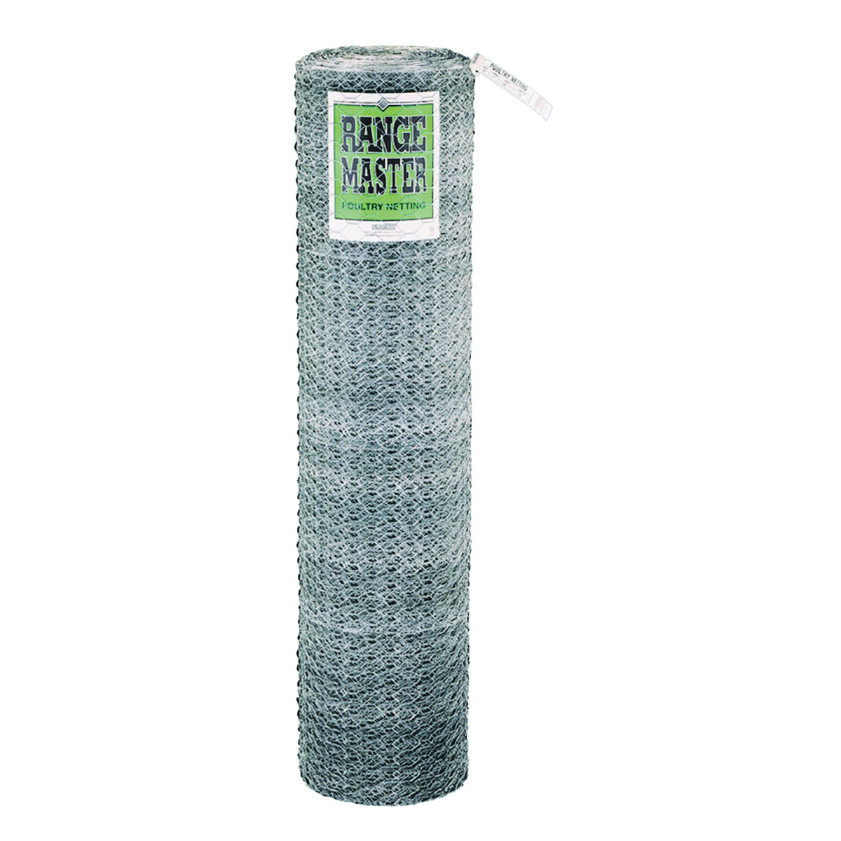 Rangemaster 5930 Poultry Net, 150 ft L, 72 in W, 20 Gauge, Hexagonal Mesh, 1 in Mesh, Steel
