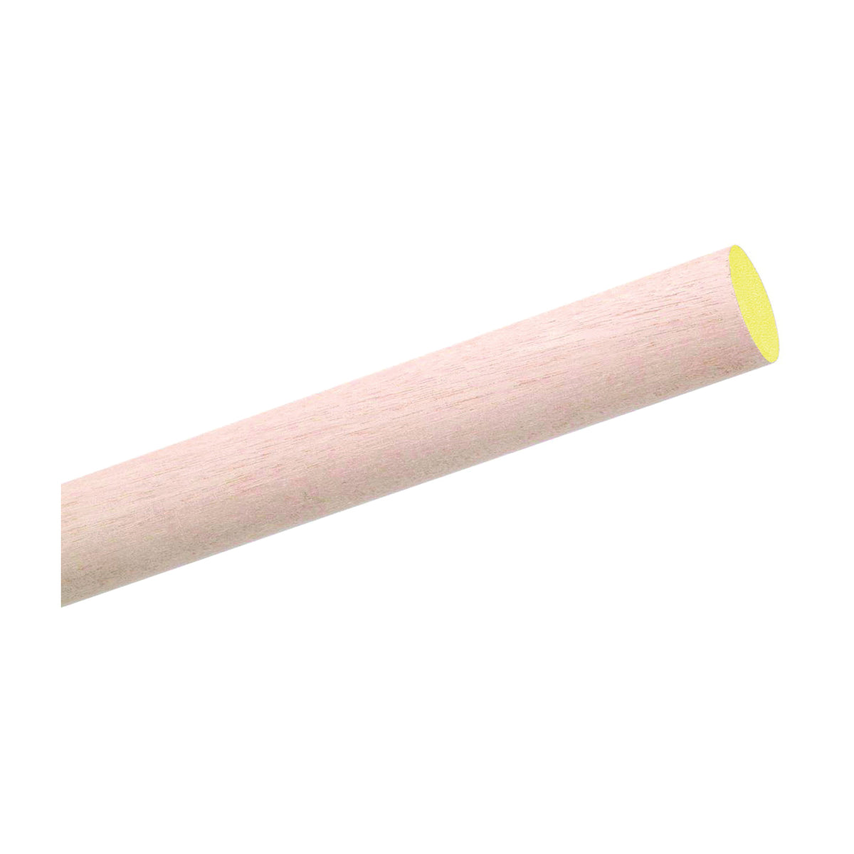 Waddell 6312UB Dowel Rod, 3/4 in Dia, 36 in L, Aspen Wood, Yellow