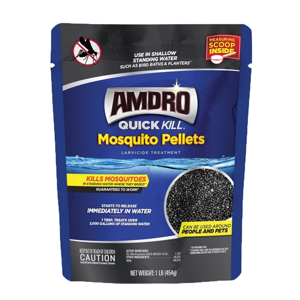 Amdro QUICK KILL 100530551 Mosquito Killer, Pellets, 1 lb