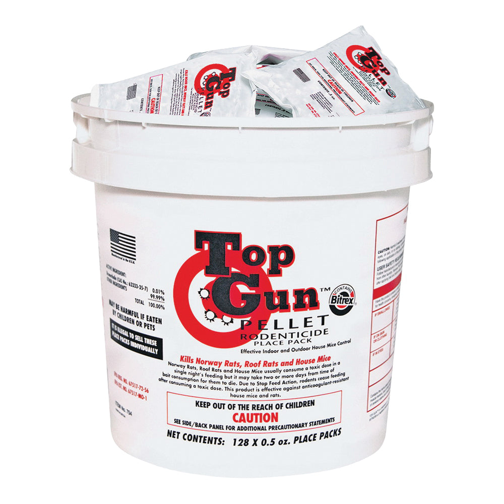 J.T. EATON Top Gun 754 Bait Block, Pellet, 4 oz Pail