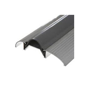 Frost King ST26HRA Top Threshold, 36 in L, 3 in W, Aluminum/Vinyl, Silver