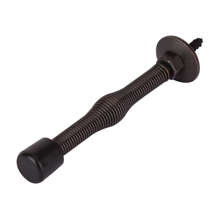 Prosource H61-Z019C-VB-PS Light-Duty Door Stop, 3/4 in Dia Base, 3 in Projection, Plastic &amp; Steel, Venetian Bronze