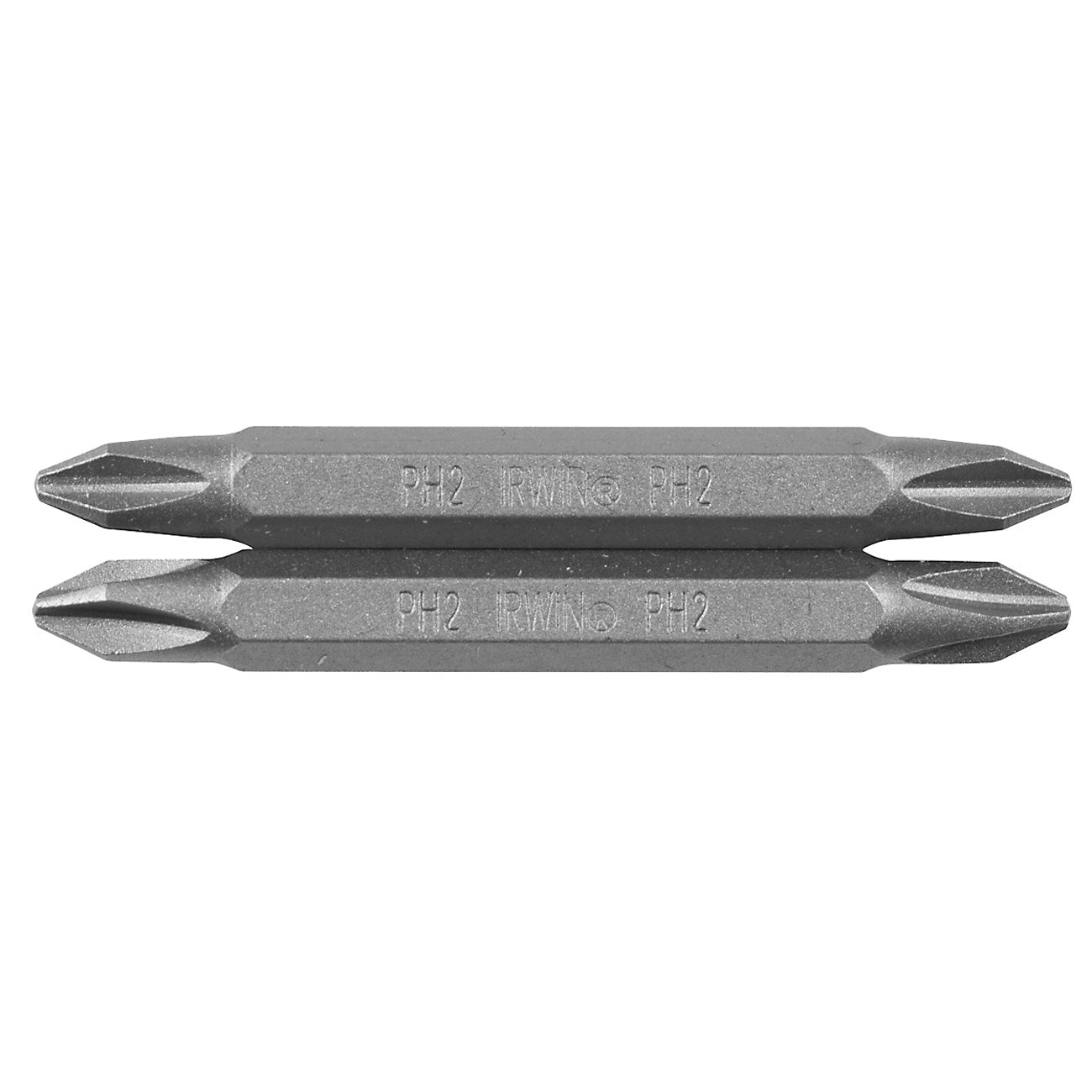 IRWIN 3532025B Screwdriver Bit, #2 Drive, Phillips Drive, 1/4 in Shank, Hex Shank, 2-3/8 in L, Steel