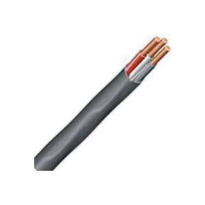 Southwire 6/3NM-WGX125 Sheathed Cable, 6 AWG Wire, 3 -Conductor, 125 ft L, Copper Conductor, PVC Insulation