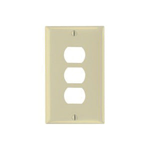 Legrand K3I Wallplate, 4-1/2 in L, 2-3/4 in W, 1 -Gang, Thermoset, Ivory