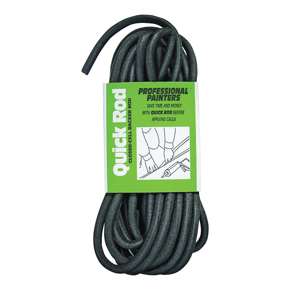 Quick R BR58060 Backer Rod, 5/8 in Dia, 60 ft L