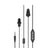 Plugfones Guardian Plus PGP-BB Earphones, 23/26 dB SPL, Black