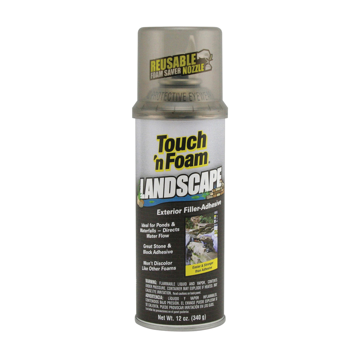 Touch 'n Foam 4001141212 Foam Sealant, Black, 12 oz Can