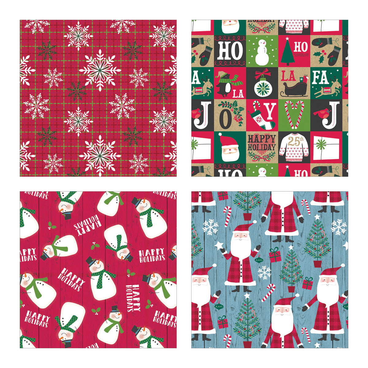 Hometown Holidays 68305 Gift Wrap Assortment, Paper