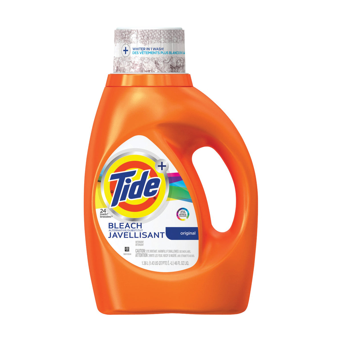 Tide 87544 Laundry Detergent, 46 oz Bottle, Liquid, Original Floral