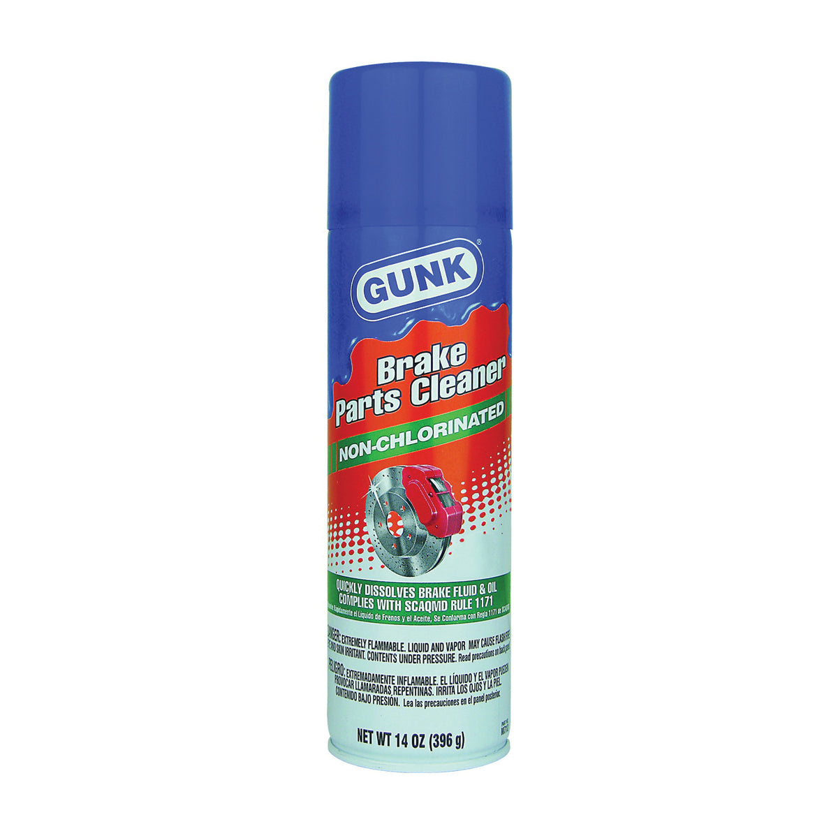 GUNK M710 Brake and Parts Cleaner, 14 oz Aerosol Can, Liquid, Aromatic